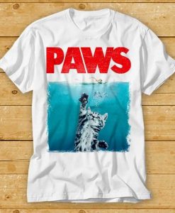 Paws Jaws Cat Fun T-Shirt