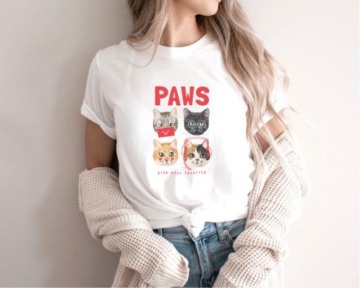 Paws Pick Your Favorite Paws T-Shirt 2