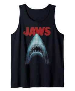 Jaws Distressed Shark Tank Top
