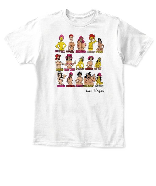 Funny Las Vegas Pop Art Boobs T Shirt