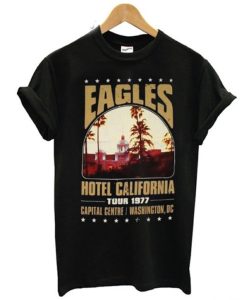 EAGLES Hotel California Tour 1977 Tshirt