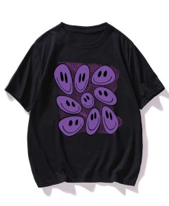 Purple Smiley Emoji T-Shirt