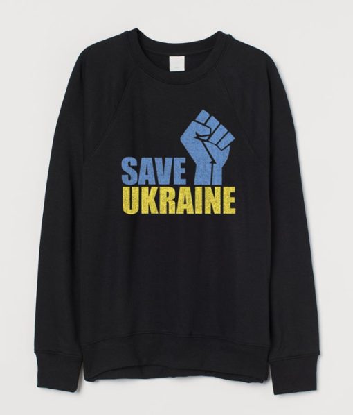 Save Ukraine Graphic Sweatshirt