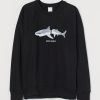 Shark Print Logo Sweatshirt