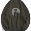 Black Cat Sweatshirt