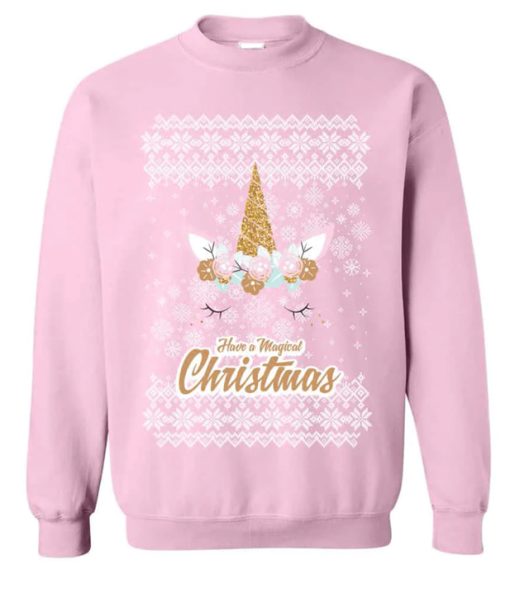 Magical Unicorn Christmas Sweatshirt