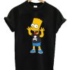 Bart Simpson Funny Graphic T Shirt