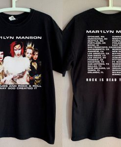 Marilyn Manson Rock Is Dead Tour 99 T-Shirt
