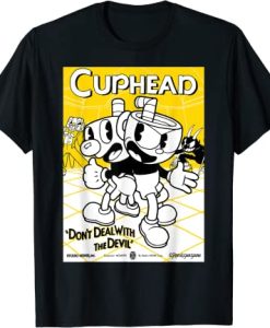 Cuphead Don't Deal With The Devil Poster T-Shirtv