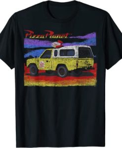 Pizza Planet Truck Distressed T-Shirt