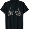 Rock On Rock Star Skeleton Hands T-Shirt