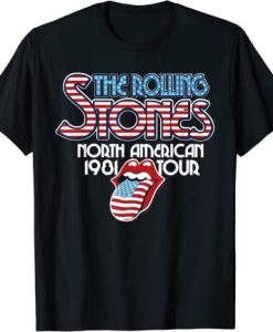 Rolling Stones North America Tour 1981 T-Shirt