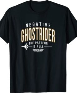 Top Gun Negative Ghostrider Pattern is Full Text T-Shirt