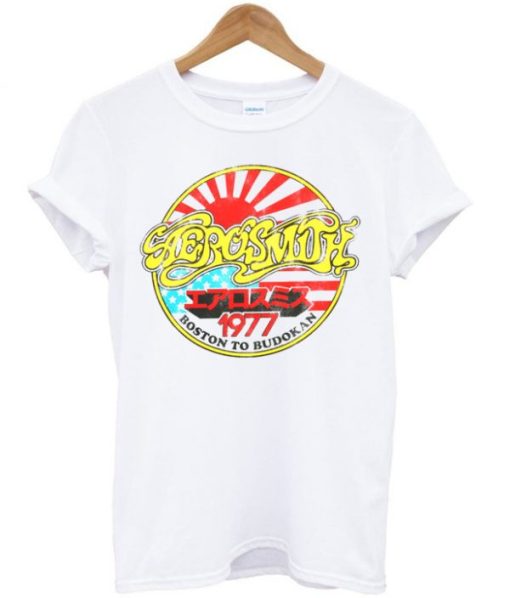 Aerosmith Boston To Budokan 1977 Tee