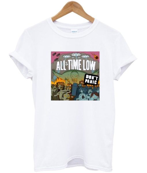 All Time Low Don't Panic Tee