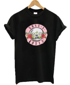 Guns N Roses Pink Logo T shirt