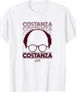 Seinfeld George Costanza Outline Text Fade T-Shirt