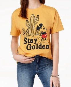 Mickey Mouse Stay Golden T-shirt
