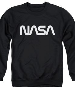 NASA Worm Logo Adult Crewneck Sweatshirt