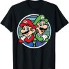 Super Mario Luigi Back To Back Graphic T-Shirt