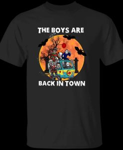 Halloween Villains Van The Boys are Back in Town T-Shirt