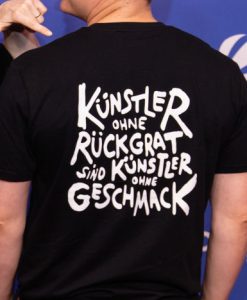 Kunstler Ohne Ruckgrat hazel brugger t shirt back