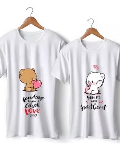 Cute Panda Couples Lovely Couple T-Shirt AL