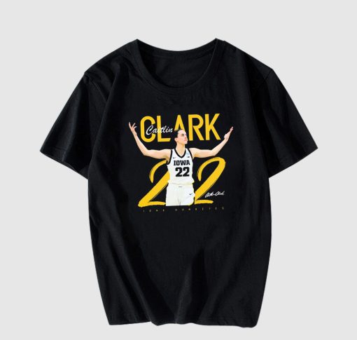 Caitlin Clark 22 Basketball Player T-shirt AL