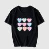 Official Boston candy hearts valentine's day spill the tea T-Shirt AL