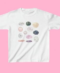 Coquette Aesthetic Pearls T-Shirt AL