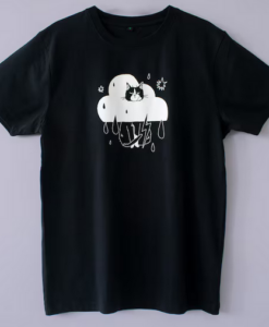 Rain Cloud Cat T-Shirt AL